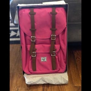 Pink Herschel Backpack